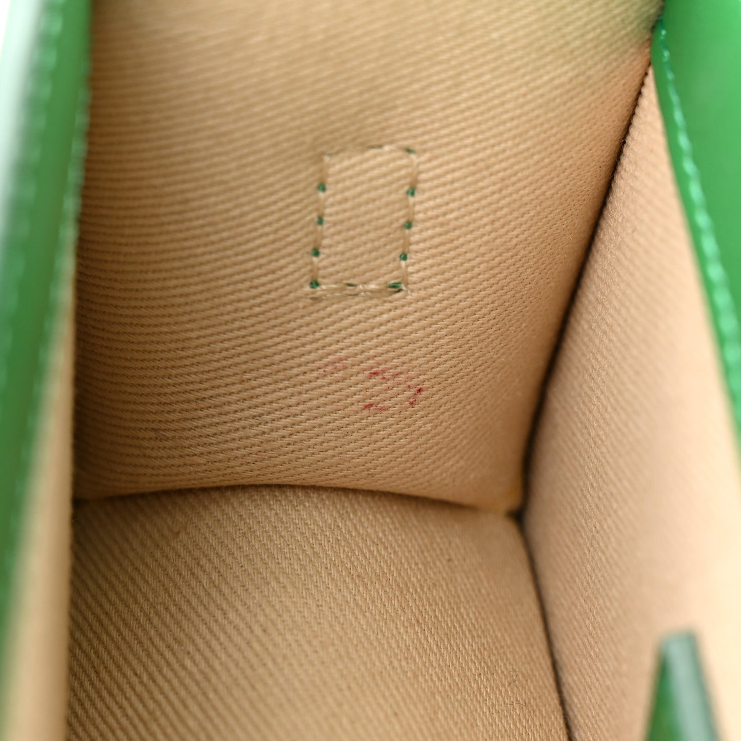 Smooth Calfskin Le Bambino Green