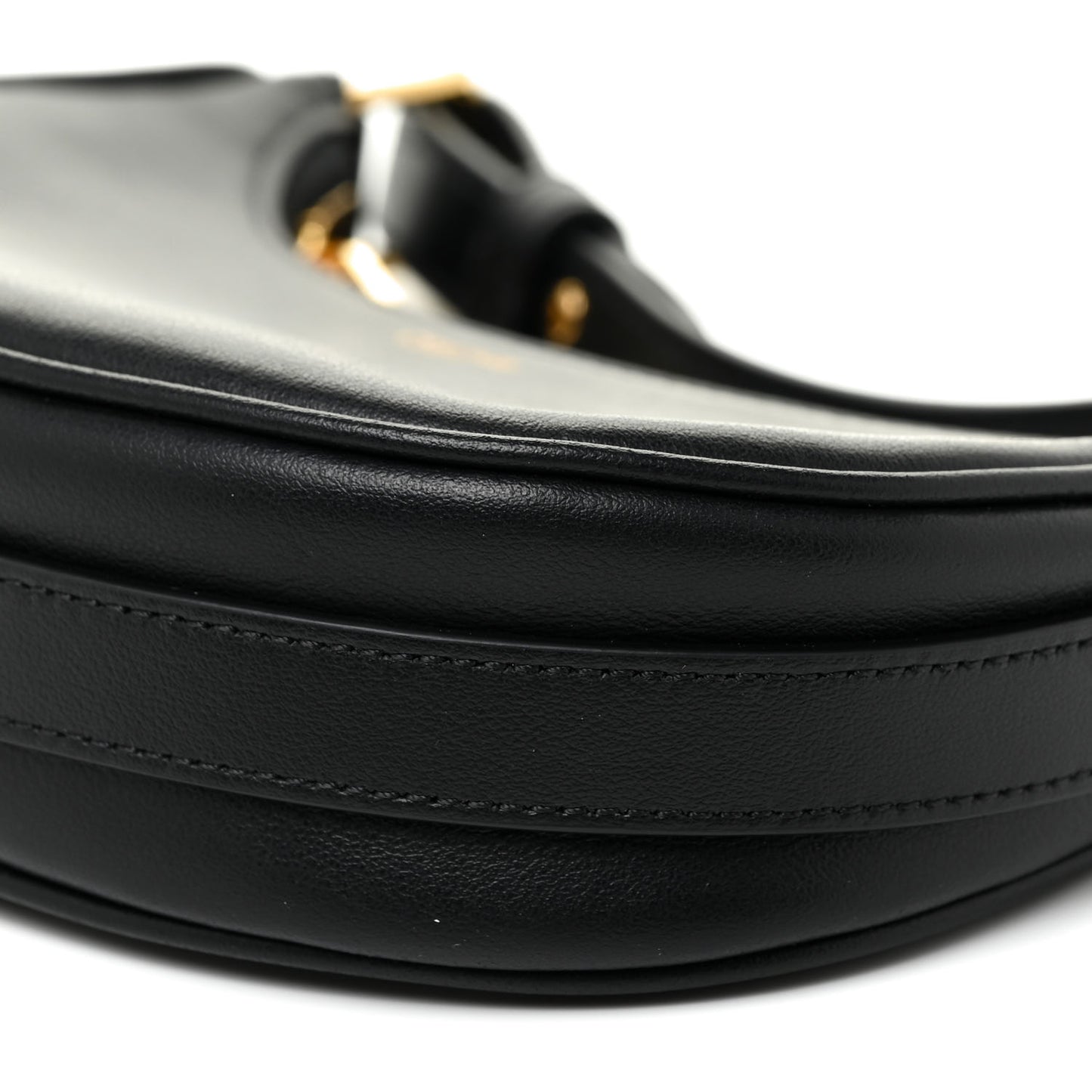 Smooth Calfskin Mini Ava Shoulder Bag Black