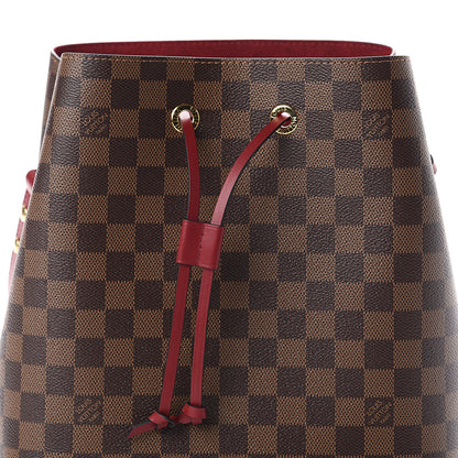 Louis Vuitton Damier Ebene Neonoe MM Cherry Berry 6 of 8