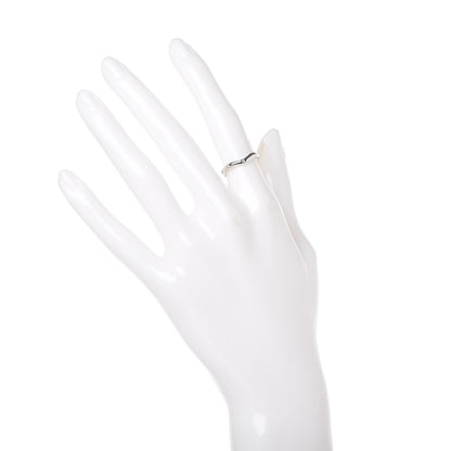 Tiffany Platinum Diamond 2mm Elsa Peretti Band Ring 48 4.5 2 of 6