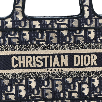 Christian Dior Oblique Mini Book Tote Blue Multicolor 8 of 11