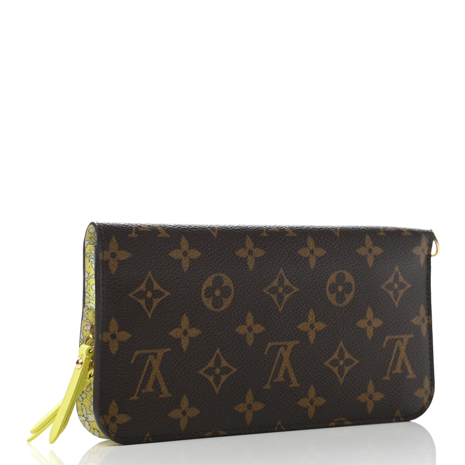 Louis Vuitton Monogram Fleuri Insolite Wallet Yellow 3 of 6