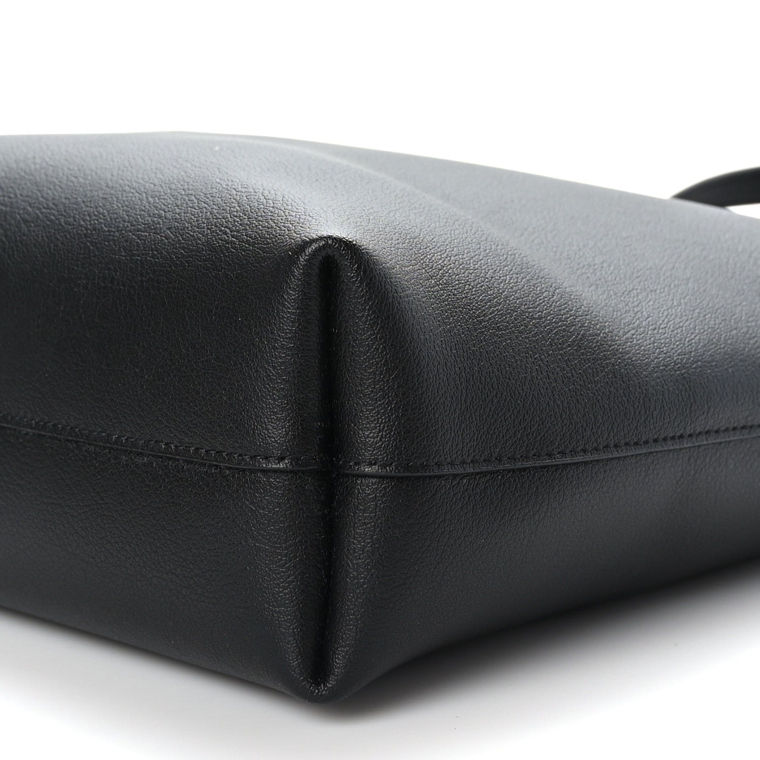 Saint Laurent Calfskin Toy Shopping Tote Black 9 of 9