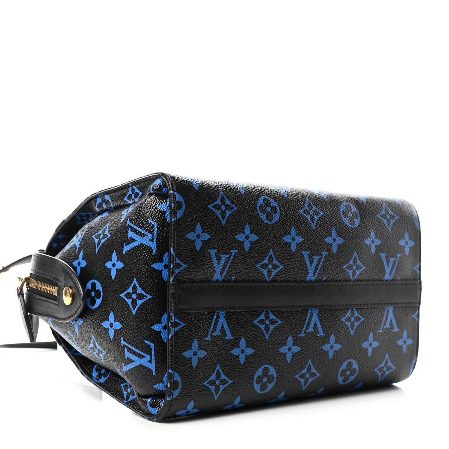 Colored Monogram Speedy Amazon PM Blue Black