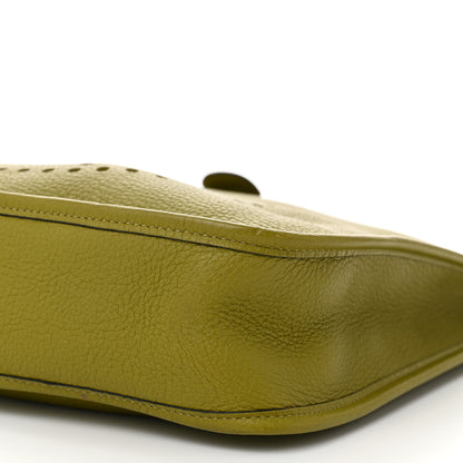 Hermes Taurillon Clemence Evelyne PM Chartreuse 10 of 10