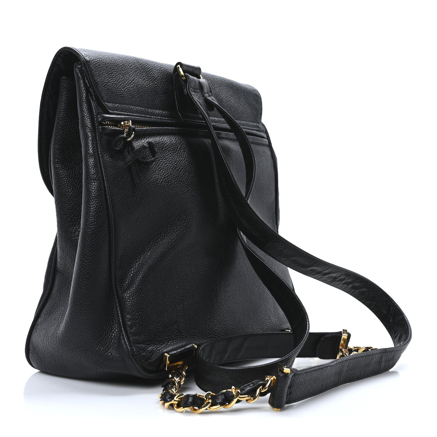 Chanel Caviar CC Backpack Black 3 of 9