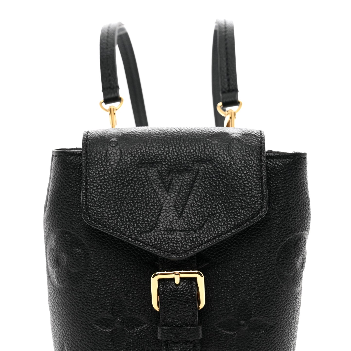 Empreinte Monogram Giant Tiny Backpack Black