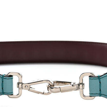 Fendi Vitello Dolce Plexiglass Bi-Color Studded Strap You Lagun Bordeaux Multicolor 3 of 6