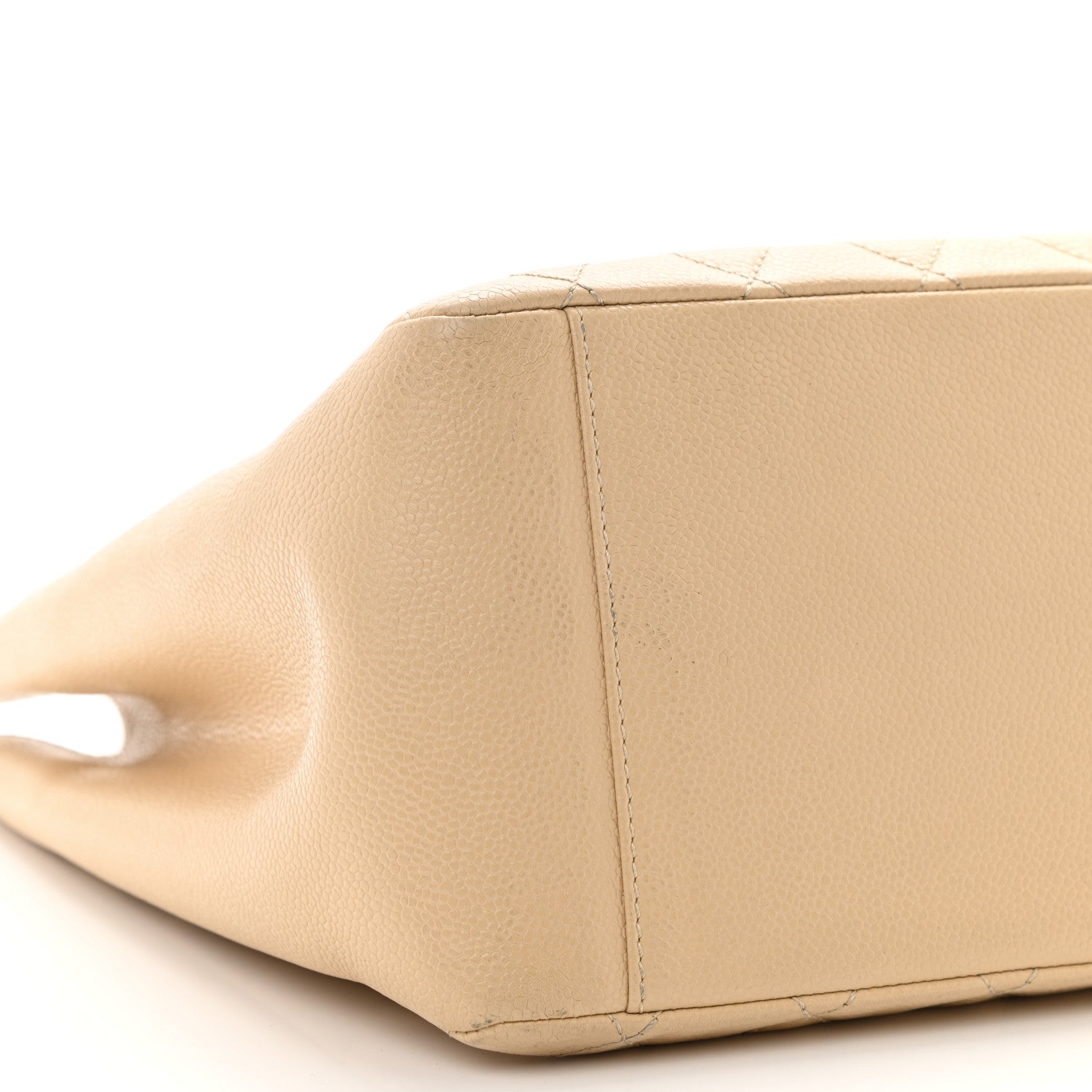 Chanel Caviar Quilted Grand Shopping Tote GST Beige Clair 9 of 14