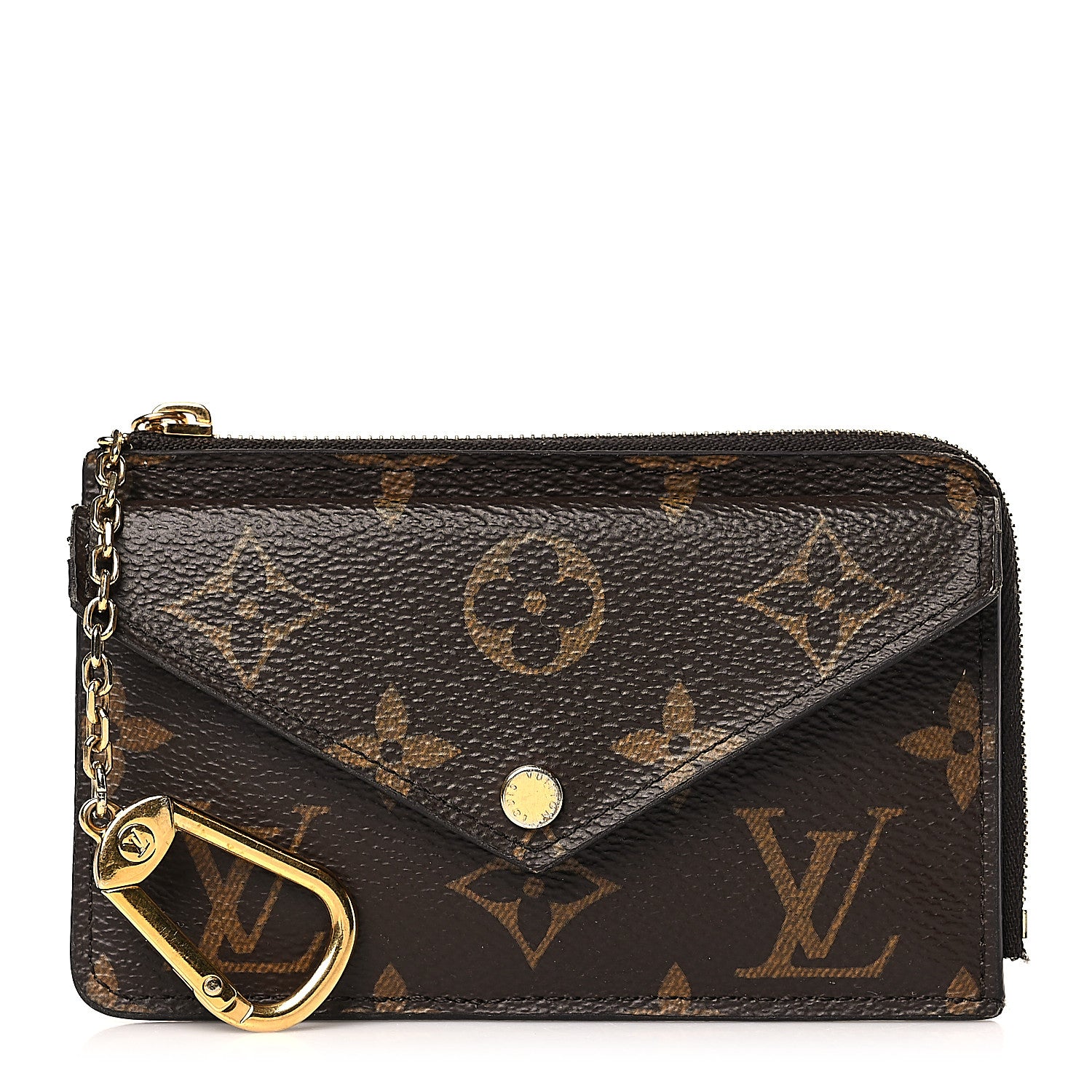 Louis Vuitton Monogram Recto Verso Card Holder Black 1 of 7