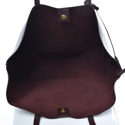 Saint Laurent Calfskin Large Shopping Tote Bordeaux 6 of 12