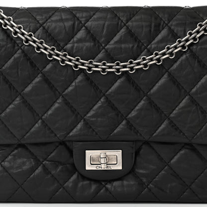 Chanel Aged Calfskin Quilted 2.55 Reissue 226 Flap Black 8 of 10