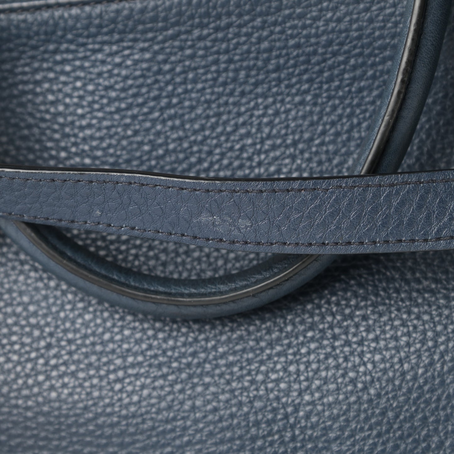 Vitello Daino Shopping Tote Inchiostro