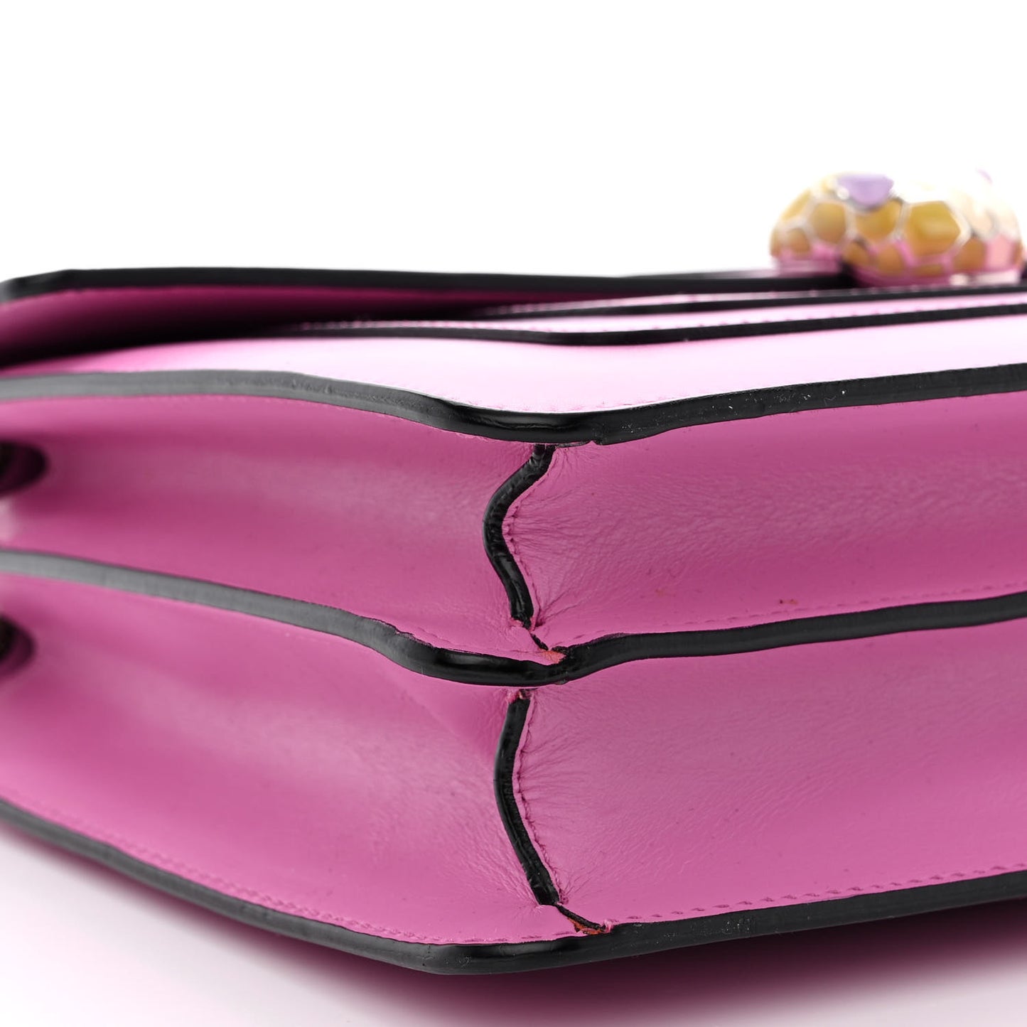 Calfskin Serpenti Forever Shoulder Bag Pink