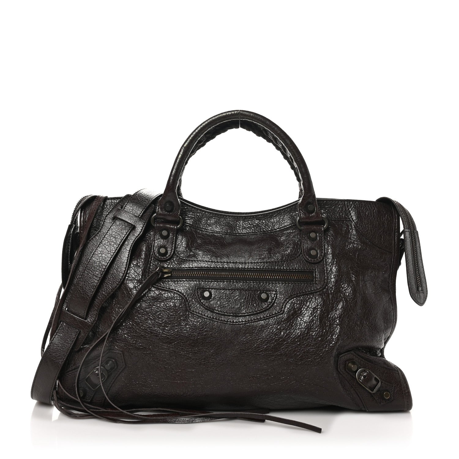 Balenciaga Agneau Classic Hardware City Charbon 1 of 10