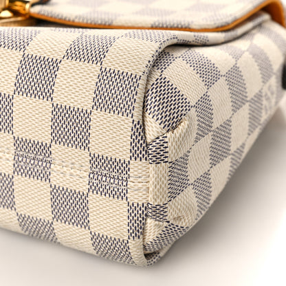 Louis Vuitton Damier Azur Braided Croisette Rose 8 of 12