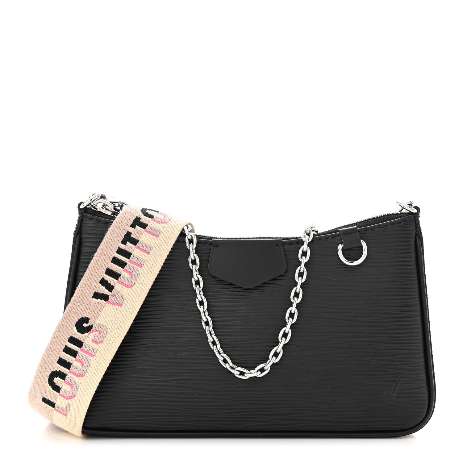 Louis Vuitton Epi Logo Easy Pouch On Strap Black 1 of 11