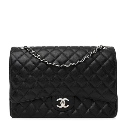 Chanel Caviar Quilted Maxi Double Flap Black 1 of 12