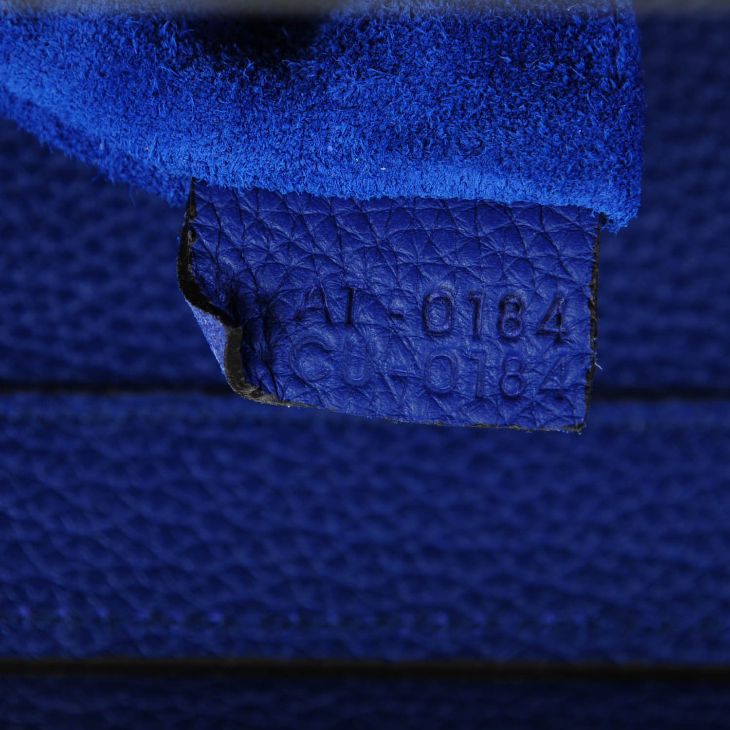 Celine Drummed Calfskin Micro Luggage Indigo 8 of 8