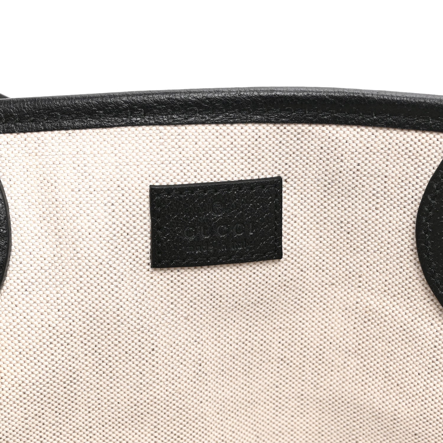 Gucci Textured Dollar Calfskin Medium Ophidia Shoulder Tote Bag Black 6 of 10
