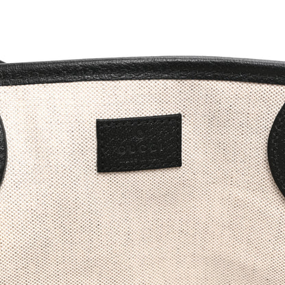 Gucci Textured Dollar Calfskin Medium Ophidia Shoulder Tote Bag Black 6 of 10