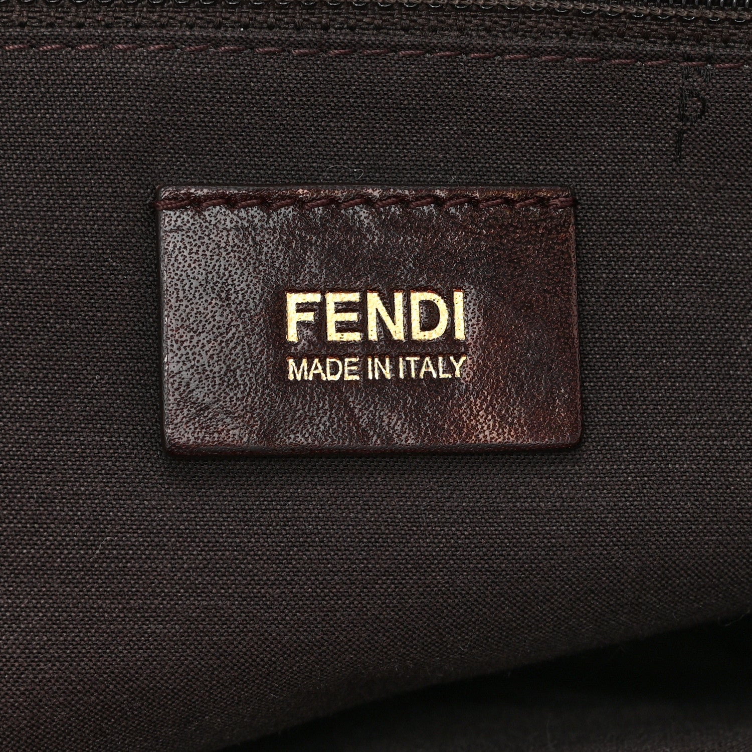 Fendi Crinkled Lambskin Mia Shoulder Flap Red 6 of 11