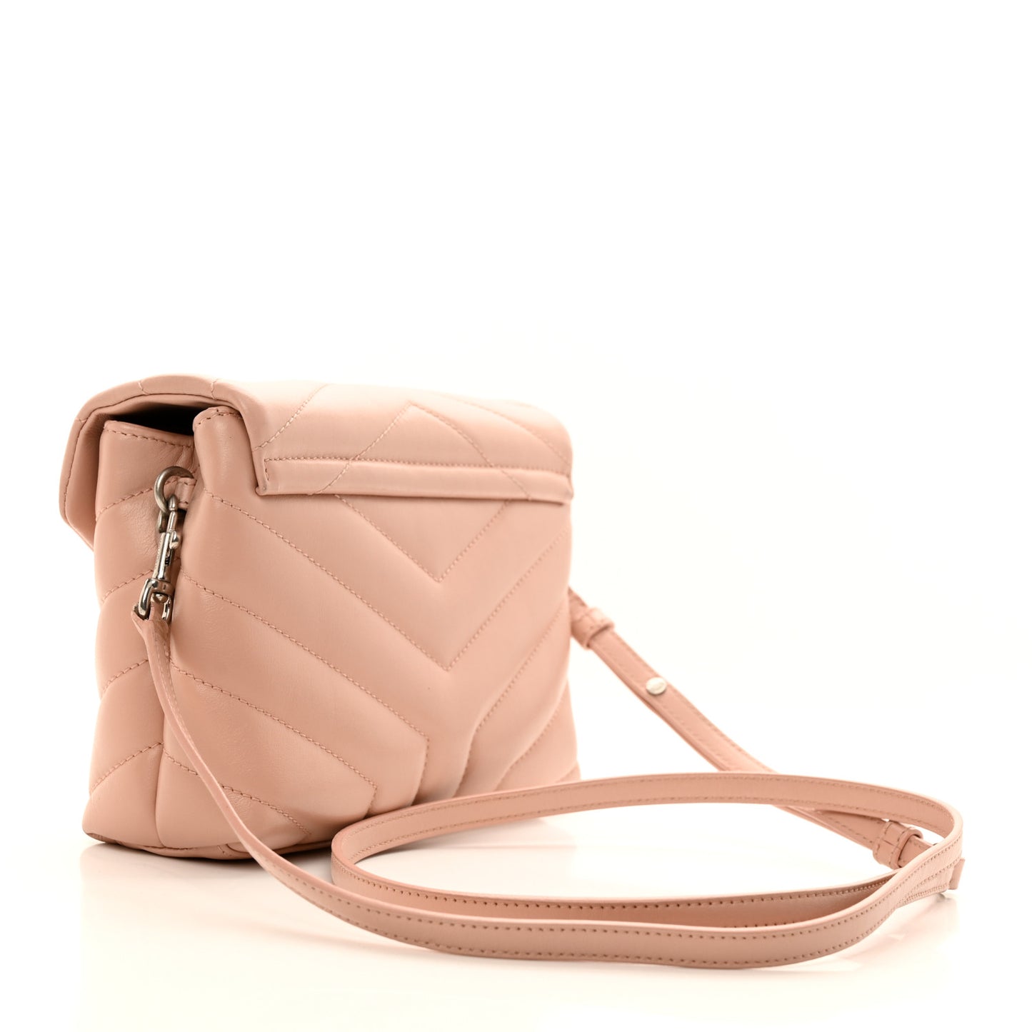 Calfskin Y Quilted Monogram Toy Loulou Crossbody Bag Tender Pink