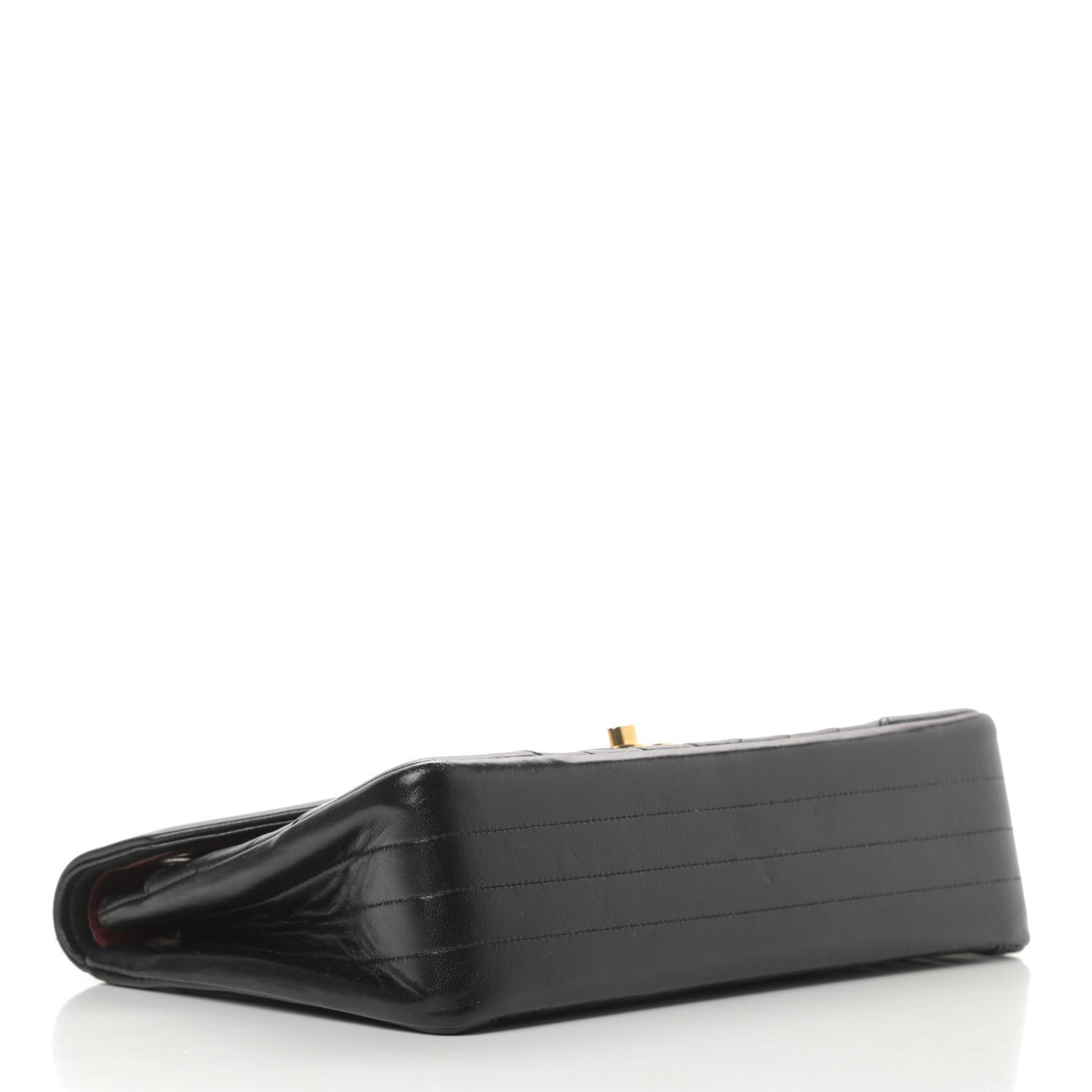 Chanel Lambskin Chevron Quilted Small Single Flap Black 4 of 16