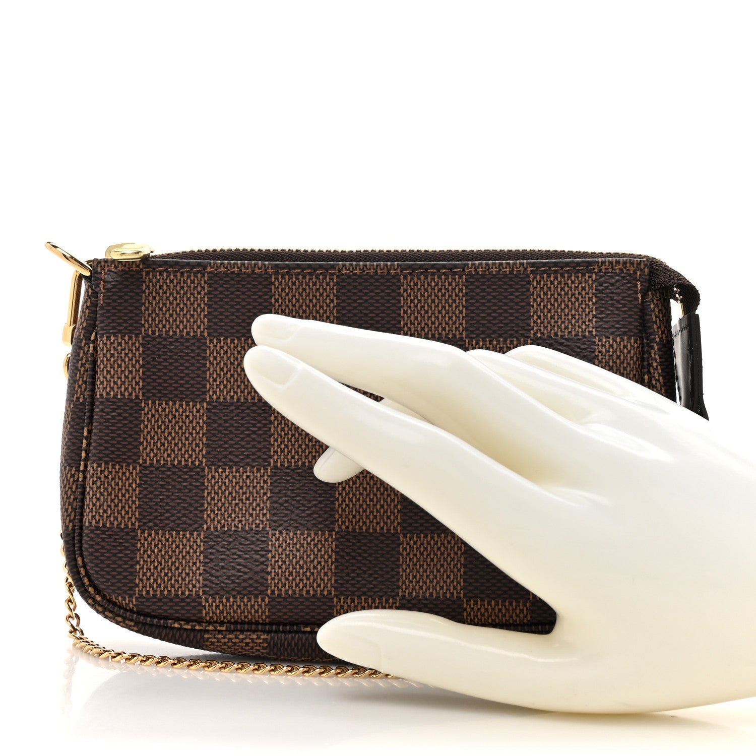 Louis Vuitton Damier Ebene Mini Pochette Accessories 3 of 12