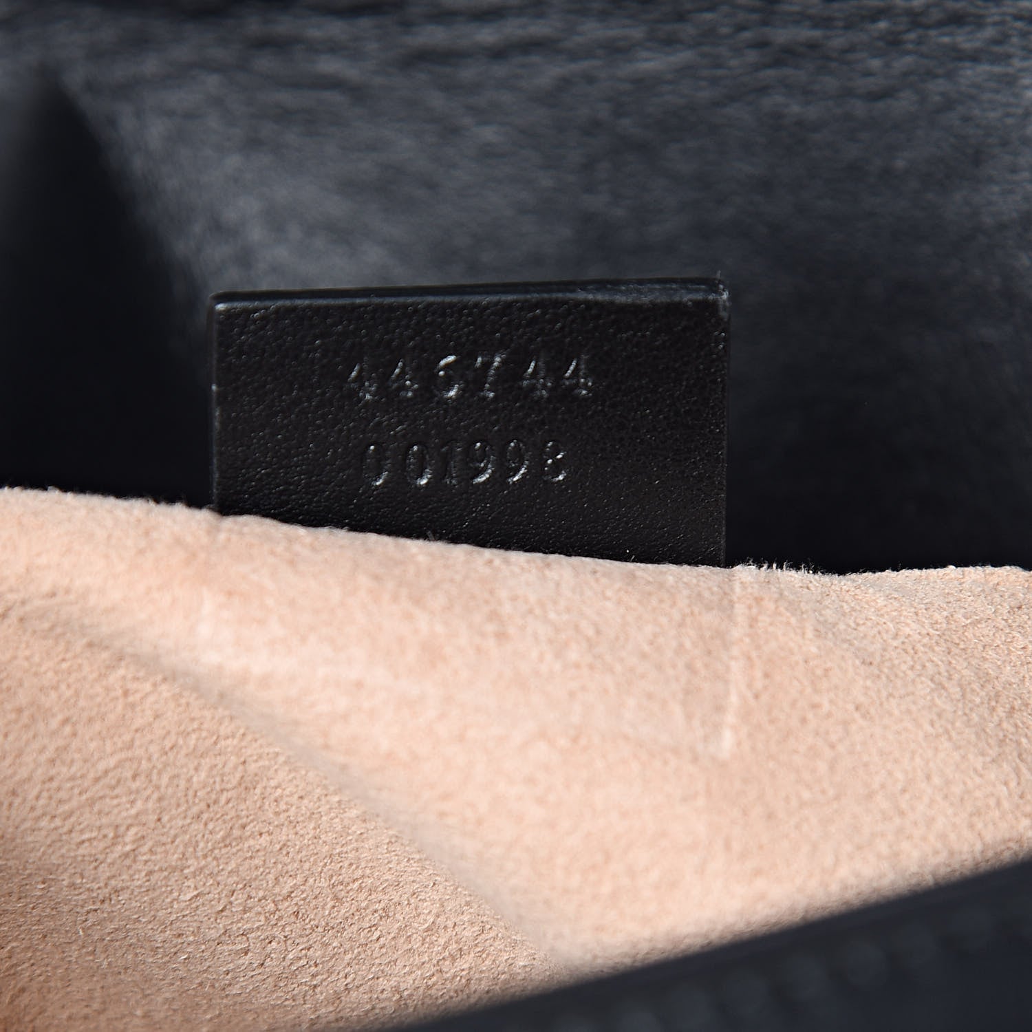 Gucci Calfskin Matelasse Mini GG Marmont Shoulder Bag Black 7 of 11