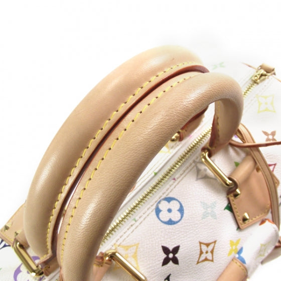 Louis Vuitton Monogram Multicolor Speedy 30 White 5 of 9
