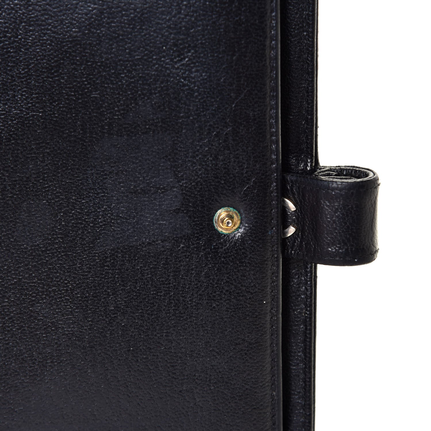 Chanel Goatskin Medium Ring Agenda Planner Black 9 of 12