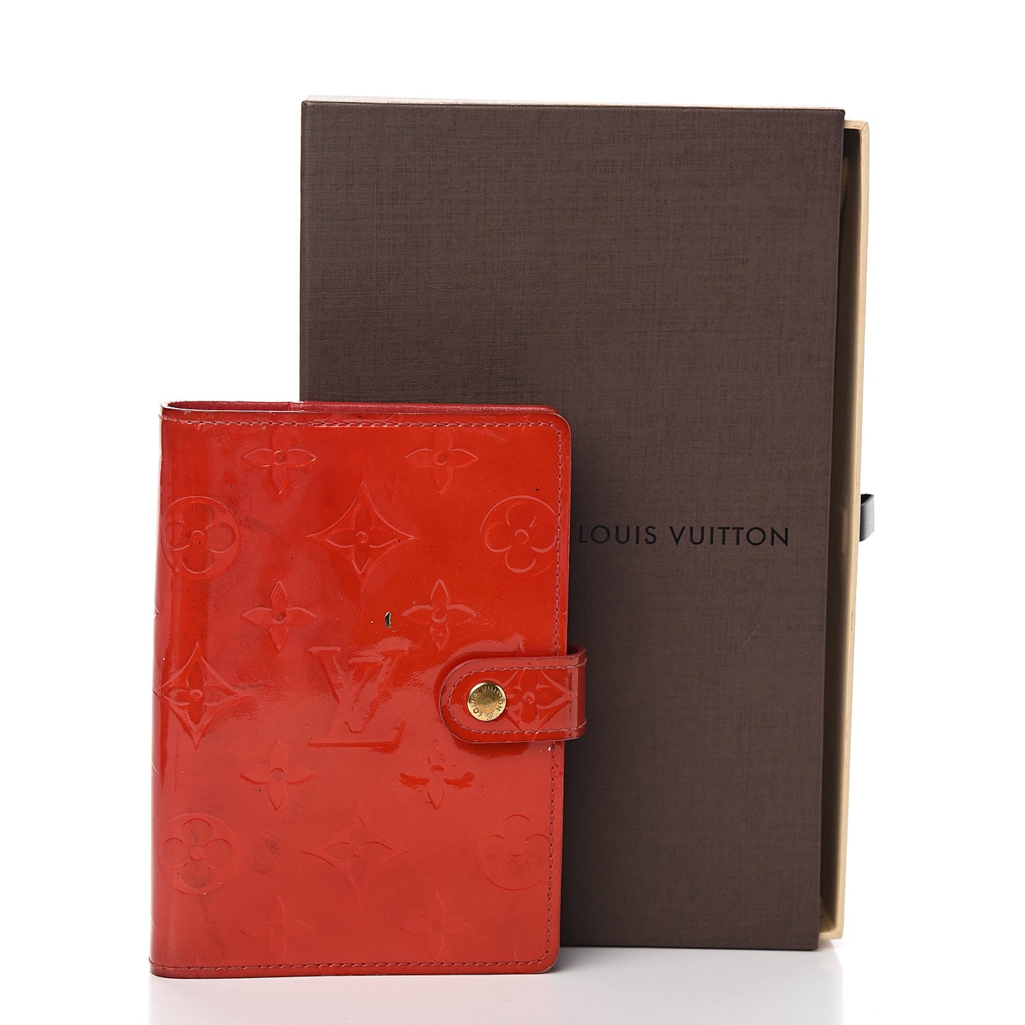 Vernis Small Ring Agenda Cover Red