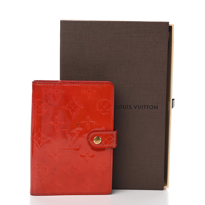 Louis Vuitton Vernis Small Ring Agenda Cover Red 10 of 10