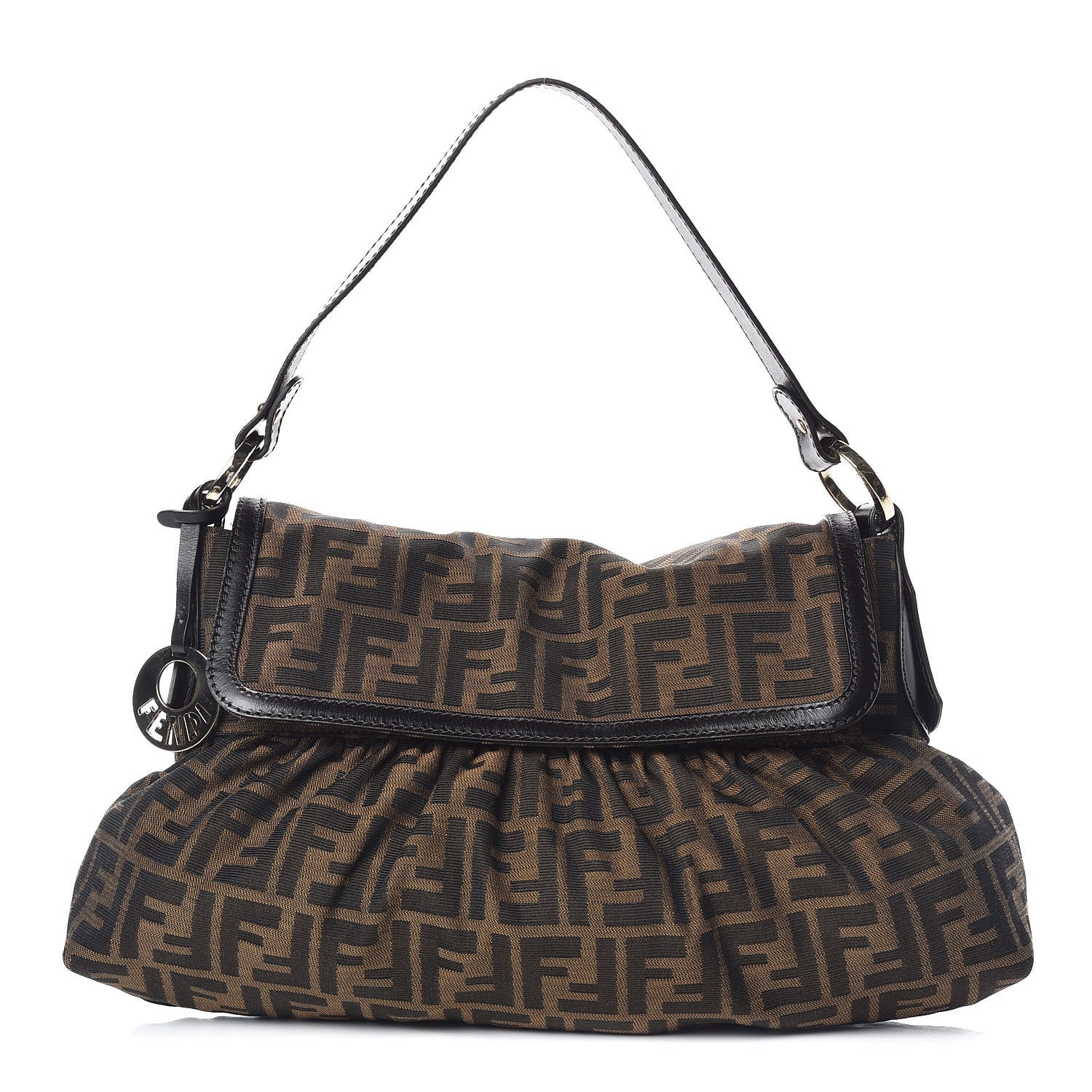 Fendi Zucca Medium Chef Shoulder Bag Tobacco 1 of 10