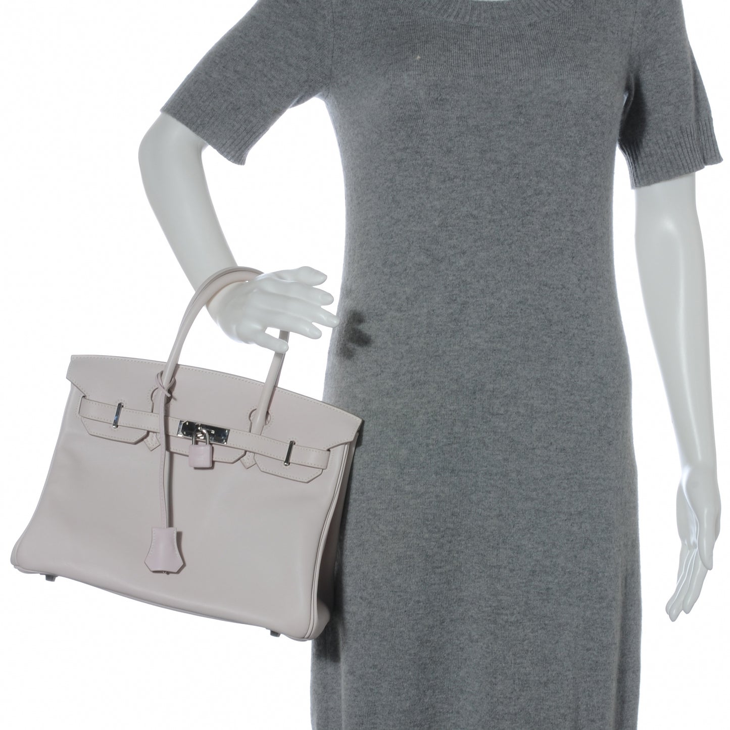 Swift Leather Birkin 30 Rose Dragee