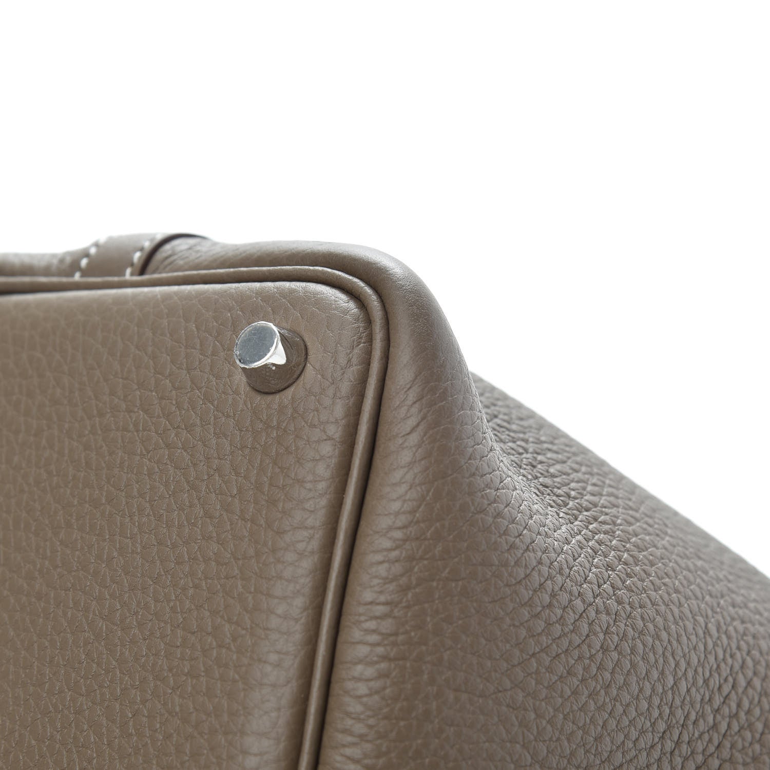 Hermes Taurillon Clemence Picotin Lock 18 PM Etoupe 9 of 11