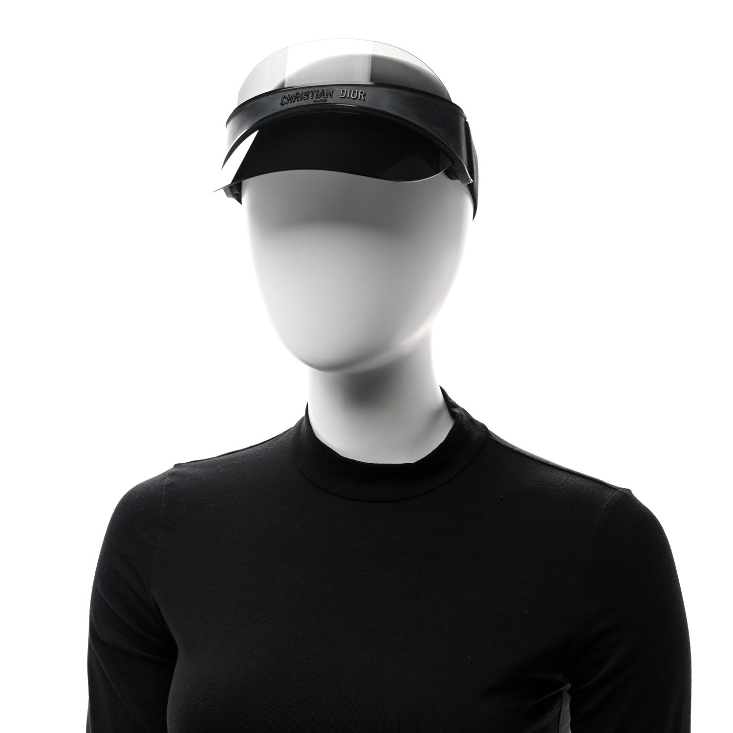 Christian Dior Mirrored DiorClubV1U Sun Visor Black 2 of 10