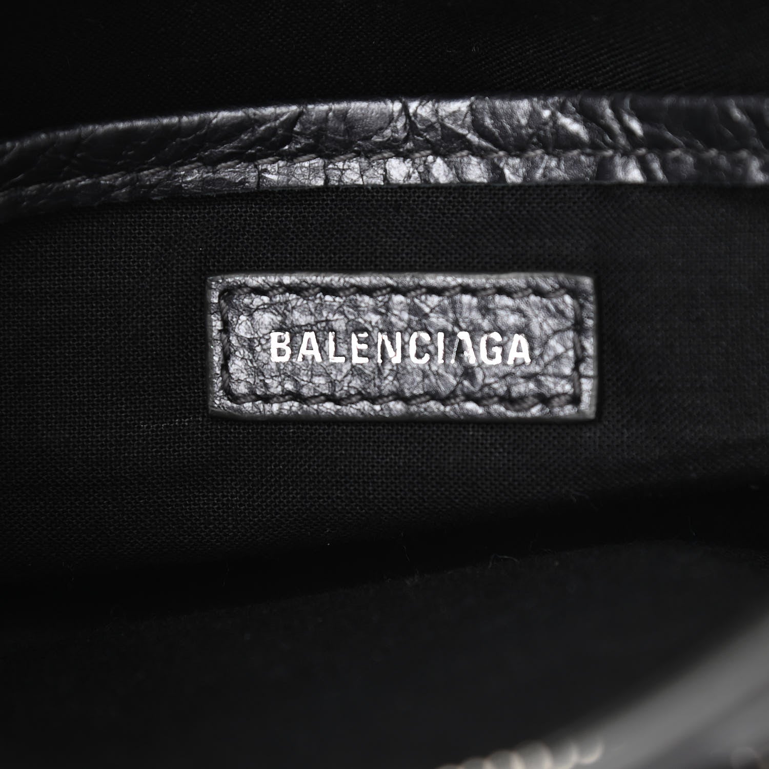 Balenciaga Agneau Classic Silver Hardware Nano City Anthracite 6 of 10