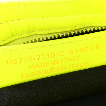 Balenciaga Agneau Classic Silver Hardware City Jaune Fluo 8 of 11