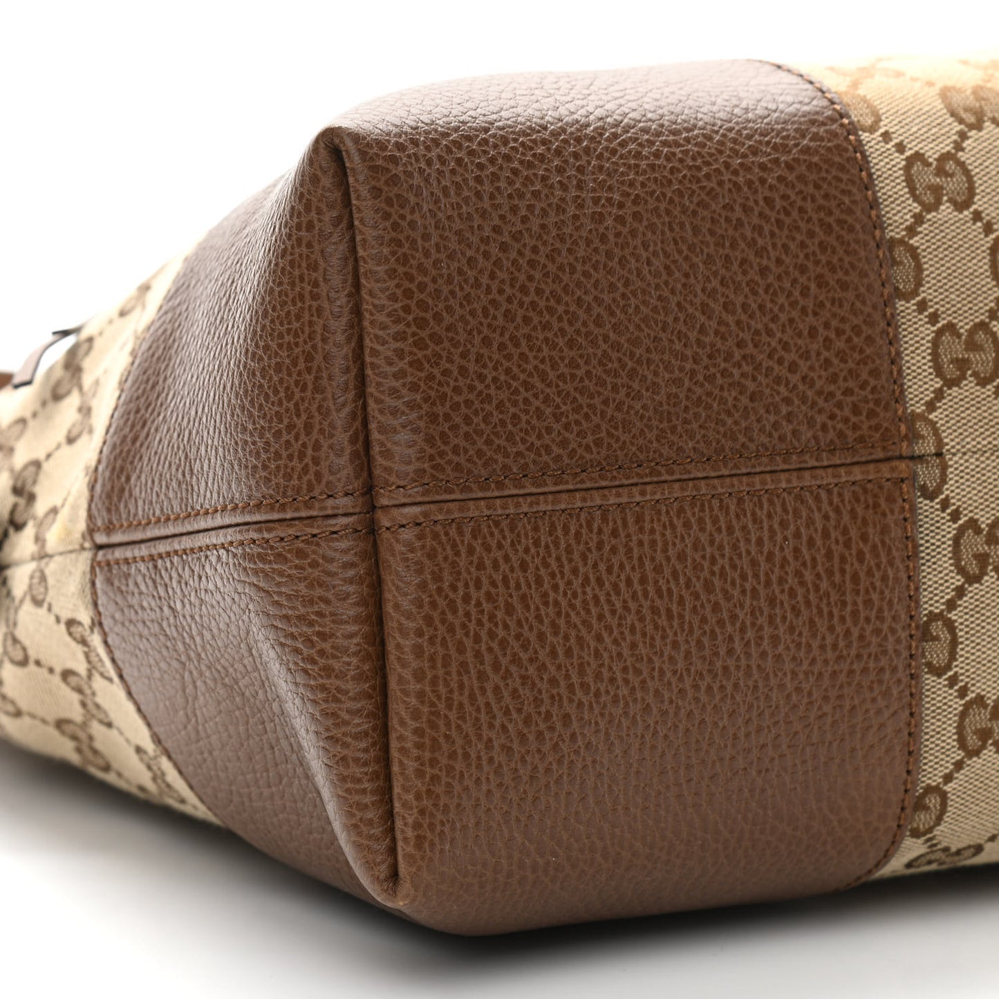 Monogram Medium Bree Shoulder Bag Beige Tabacco