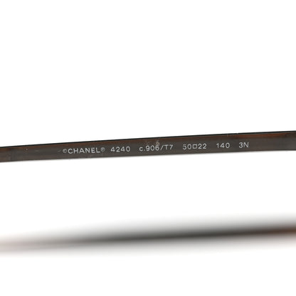 Chanel Mirror Square Sunglasses 4240 Grey 7 of 8