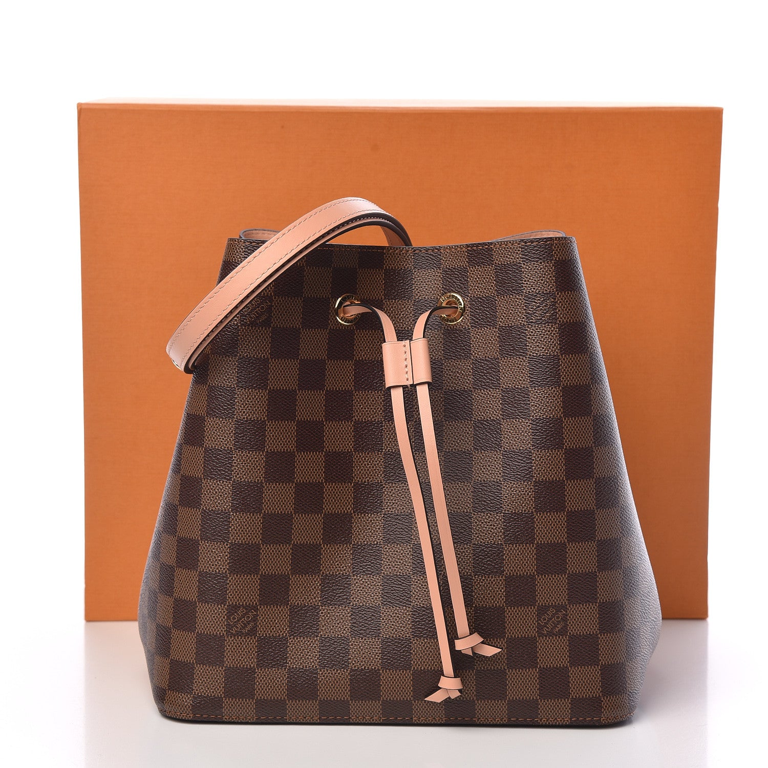 Louis Vuitton Damier Ebene Neonoe MM Venus Pink 10 of 10