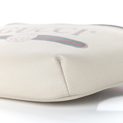 Gucci Grained Calfskin Small Logo Belt Bag White 9 of 9
