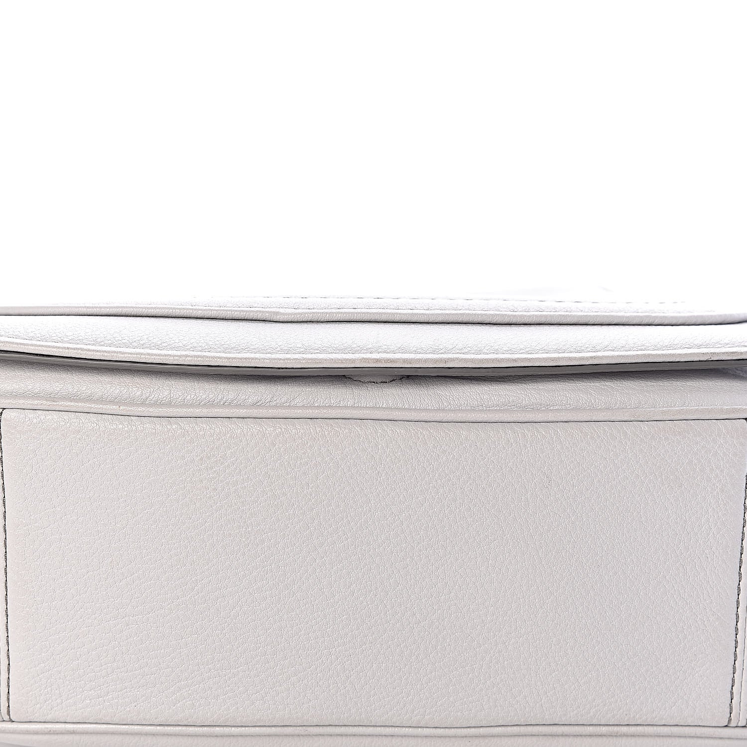 Marc Jacobs Calfskin Empire City Messenger Crossbody Light Grey 11 of 13