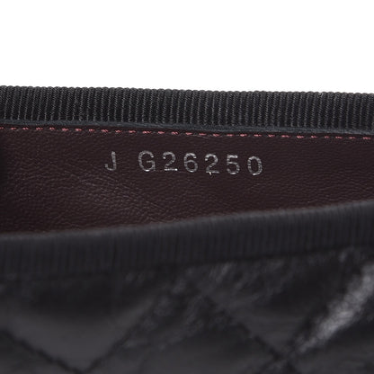 Chanel Aged Calfskin Quilted Cap Toe Ballerina Flats 35.5 Black 8 of 10