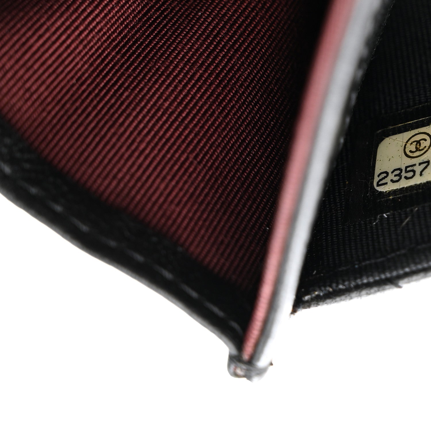 Chanel Lambskin Quilted Flap Card Holder Wallet Black 8 of 9