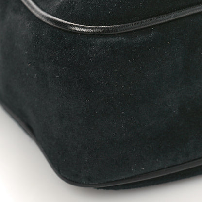 Saint Laurent Suede Crystal Camera Bag Black 7 of 8