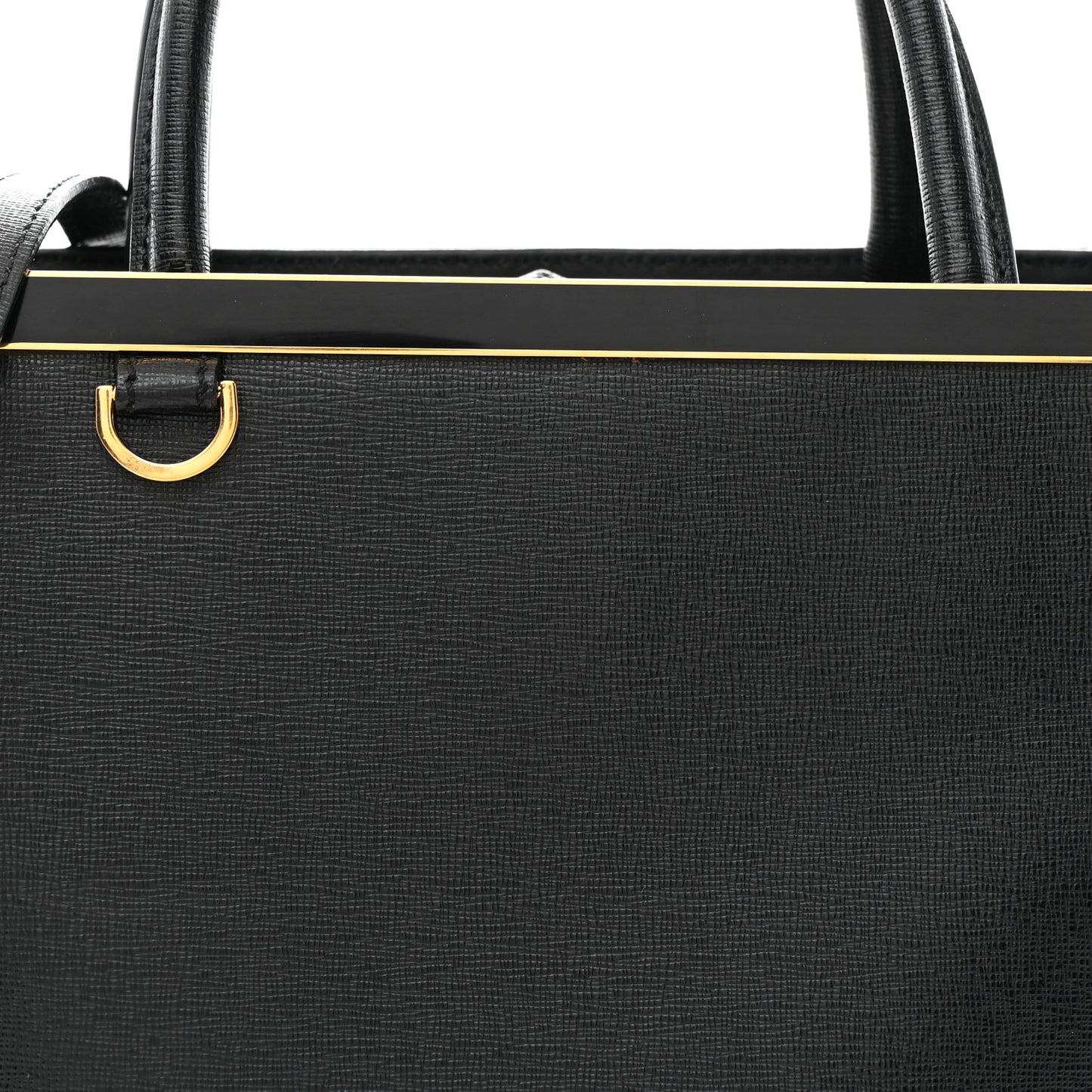 Vitello Dolce Century Petite 2Jours Tote Black