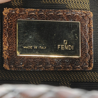 Fendi Nappa Nuvolata Spy Bowler Cognac 6 of 8